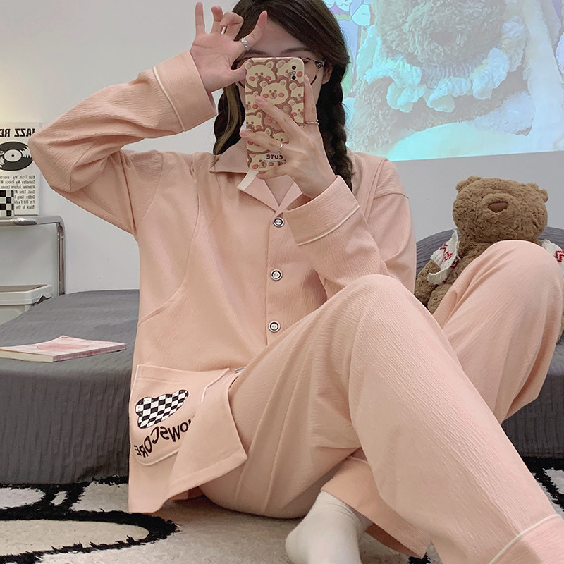 孕妇睡衣女春秋九月n份月子服产后纯棉产妇哺乳女款夏季薄款家居