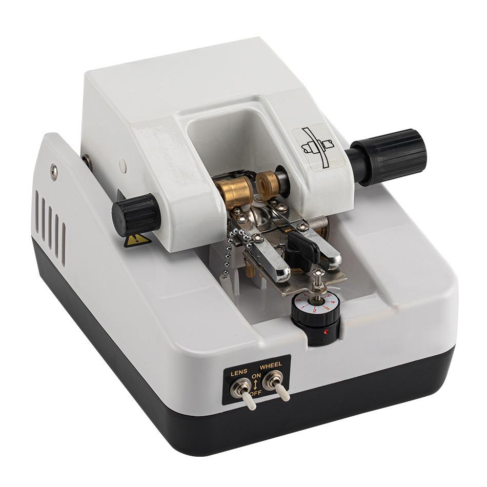 眼镜加工设备仪器镜片自动开槽机半框加工PC镜片眼镜开槽拉丝机