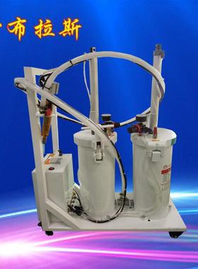 苏州E系白色双桶点胶机带电箱厂家2600ml硅胶点胶打胶机