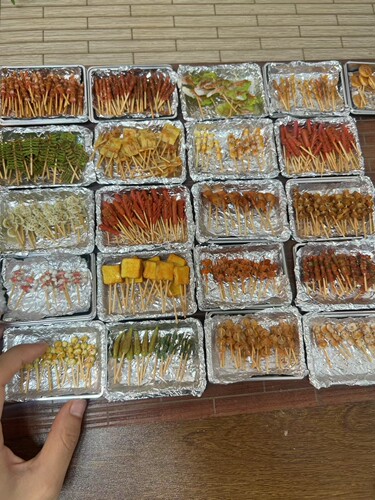 仿真微缩烧烤串串水果蔬菜模型摆件娃娃屋装食玩收藏黏土食玩