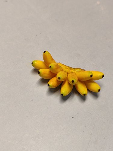 Bjd场景道具娃娃屋食玩手工仿真黏土微缩香蕉水果可定制