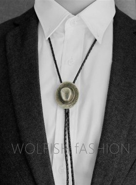 秋冬复古潮男衬衫衣服装饰品项链配饰长款帽子吊坠发型师挂件挂坠