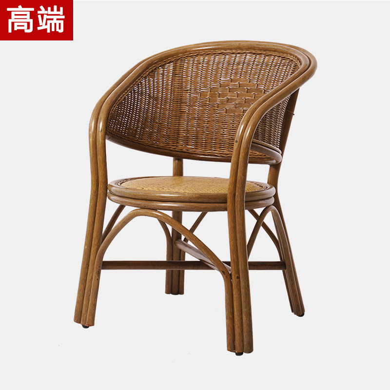 藤椅 老人椅高靠背户外休闲阳台办公麻将椅 印尼天然单人真藤椅子,住宅家具,阳台椅,淘宝优惠券,粉丝福利购,淘宝优惠卷