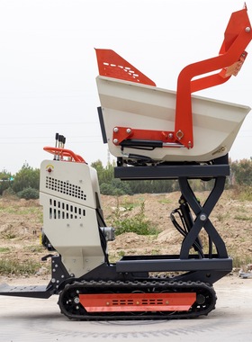 液压升降自卸翻斗车 迷你DUMPER工程农用履带运输车 小型升降车