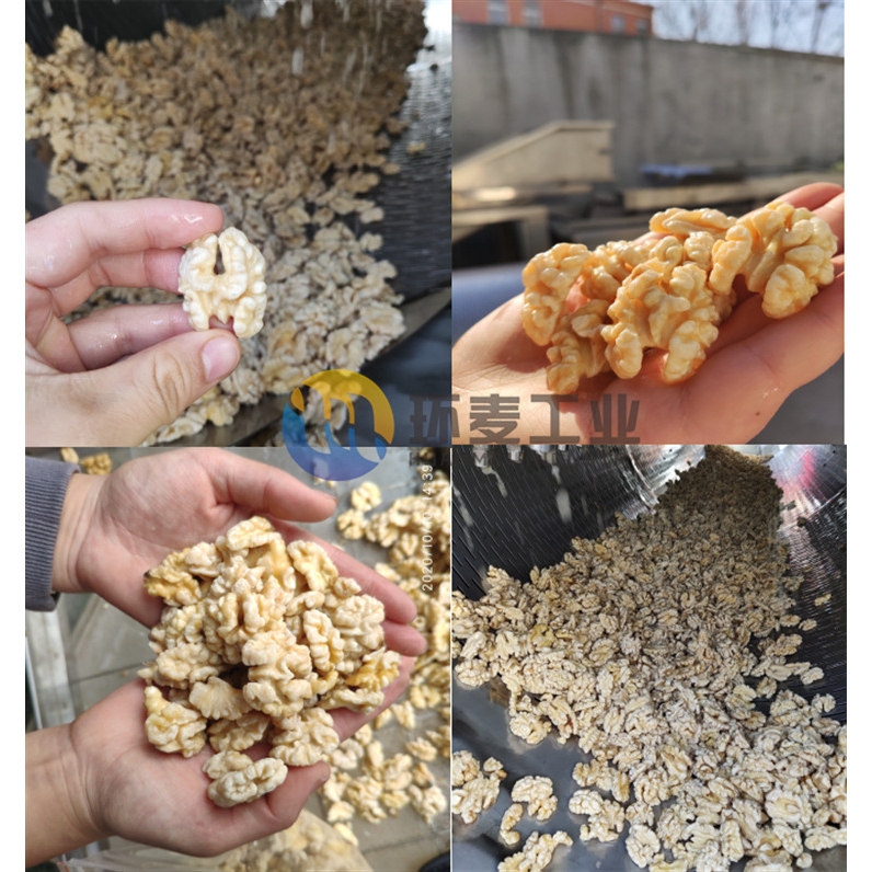 全自动核桃仁去皮机 清水型核桃仁脱皮机 环麦琥珀核桃设备