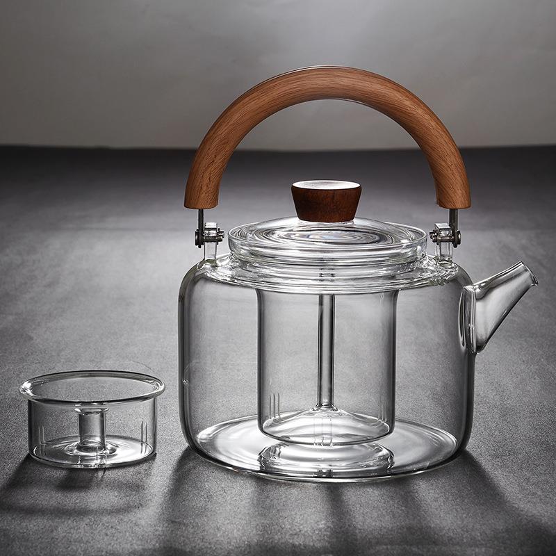 【折扣价】电器电陶炉茶炉玻璃煮茶器大容量加厚耐热烧水壶蒸茶提