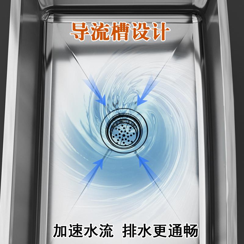 【折扣价】`不锈钢拖把池长方形加高防溢水拖布池墩布池家用阳台