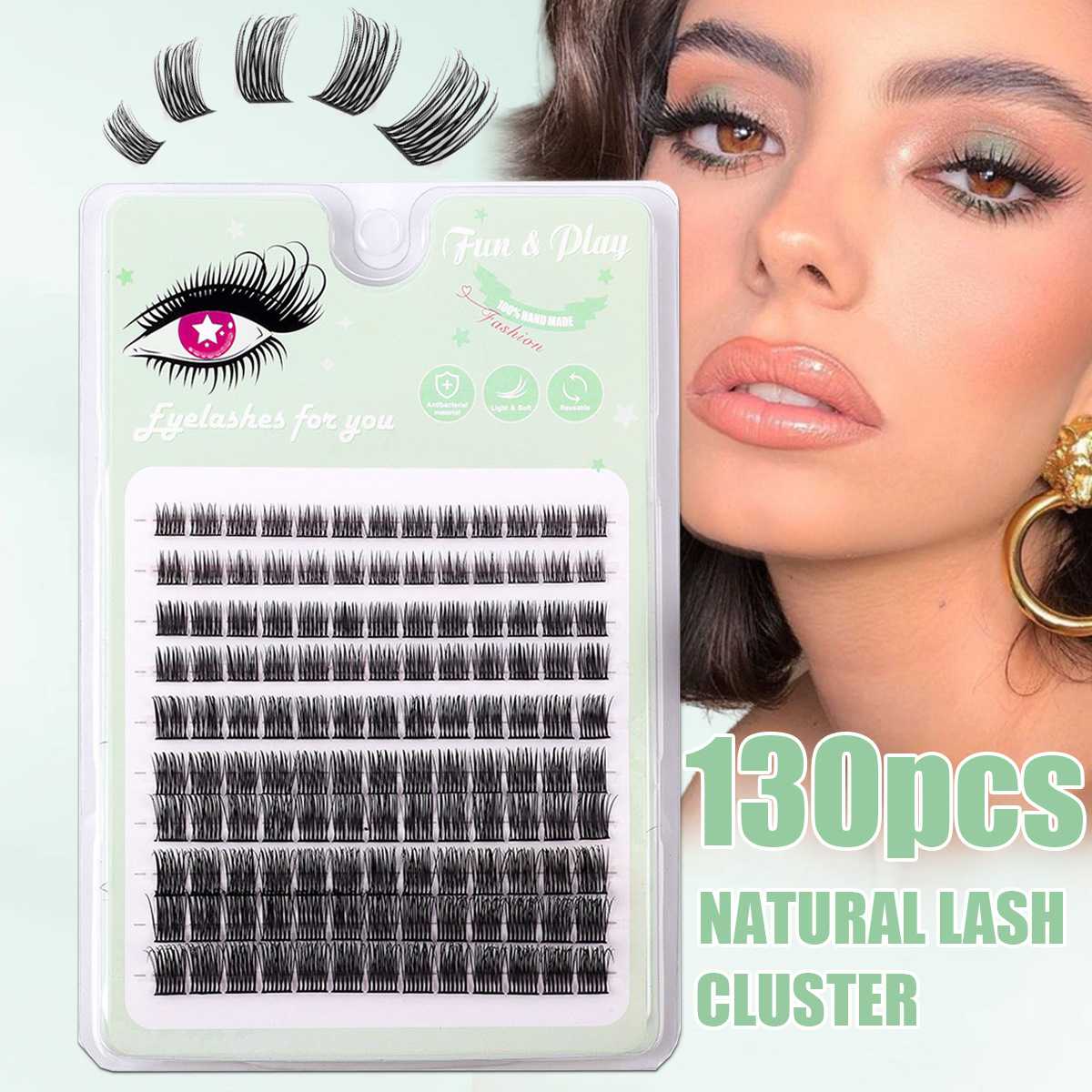 DIY单簇朵毛10排装10-16mm假睫毛妈生感自然浓密新手嫁接眼睫毛