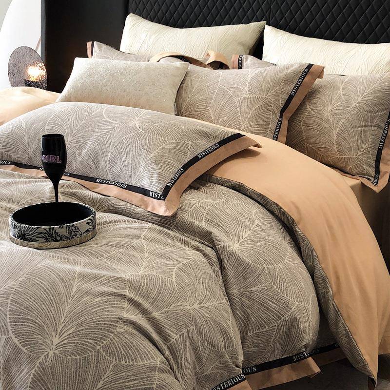 【折扣价】高端加厚磨毛丨秋冬四件套80支全棉纯棉床单被套美式保