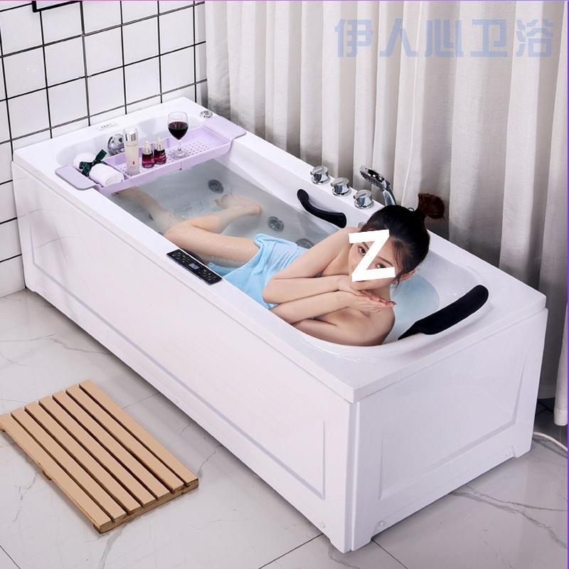 亚克力浴缸小户型泡澡浴缸成人浴缸冲浪按摩恒温浴缸加厚家用浴缸