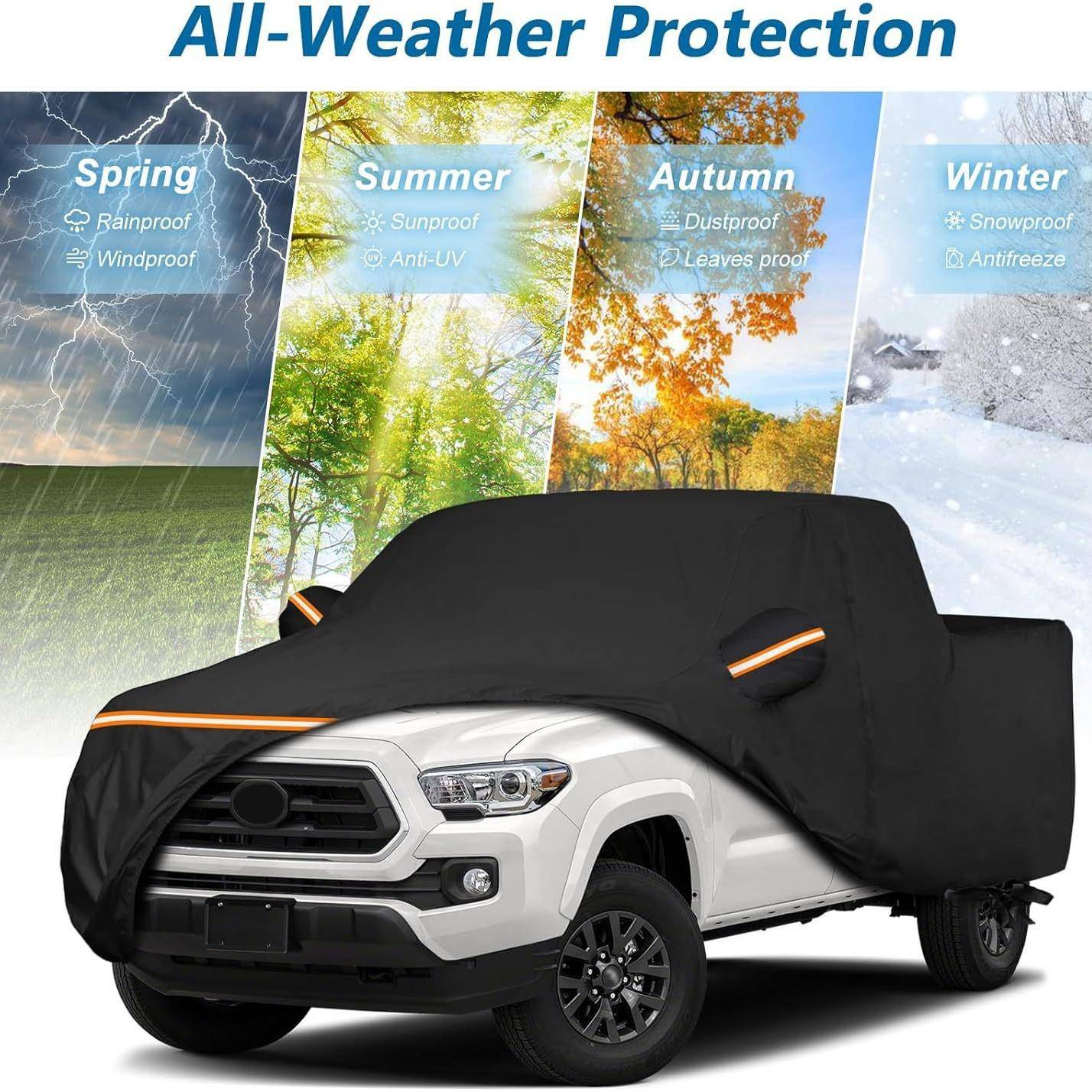 F150/坦途/公羊1500/2500/3500塔科马/皮卡车衣车罩防晒防雨