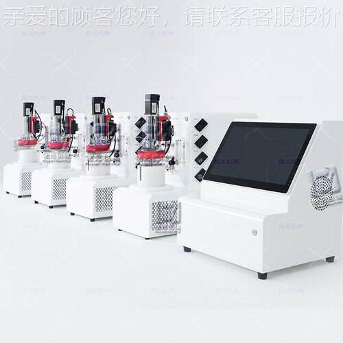 实验室质玻璃发酵罐 玻璃物RY-10L生应器 带搅拌电反机 终身保