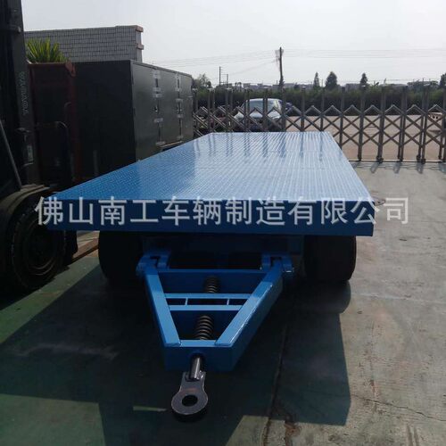 重型平板车 牵引大吨位平板拖车 全挂式工具拖车