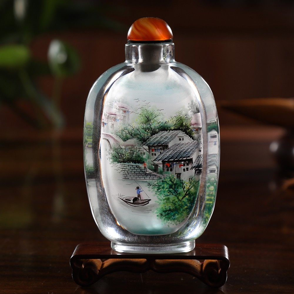 内画鼻烟壶非遗手工艺中国风出国礼品送老外特色礼物商务定制,特色手工艺,内画鼻烟壶,淘宝优惠券,粉丝福利购,淘宝优惠卷