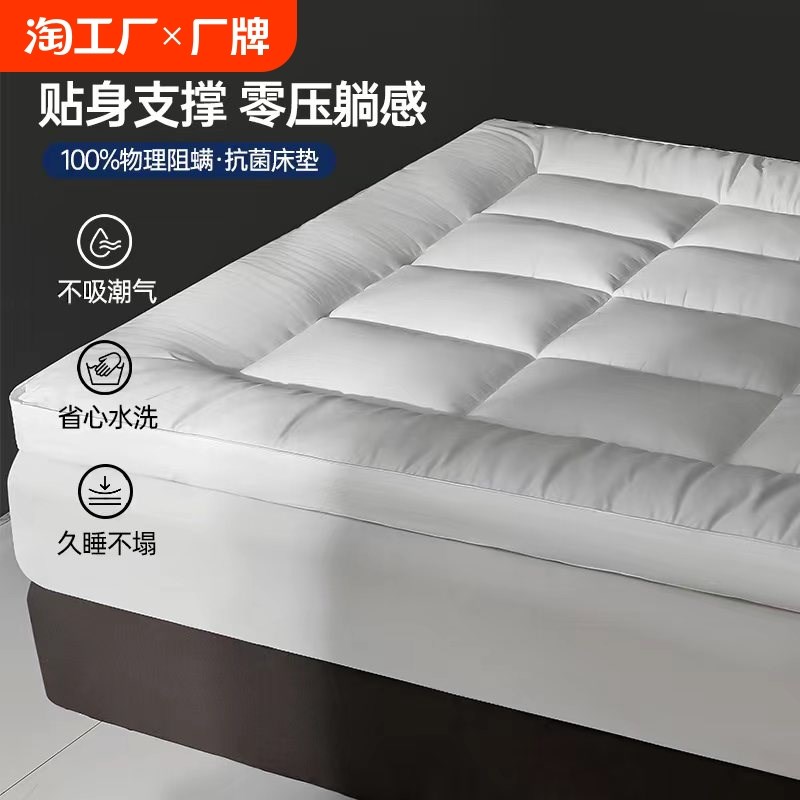 冬季加厚保暖防螨抗菌软垫家用卧室宿舍学生单人床褥垫被褥子铺底