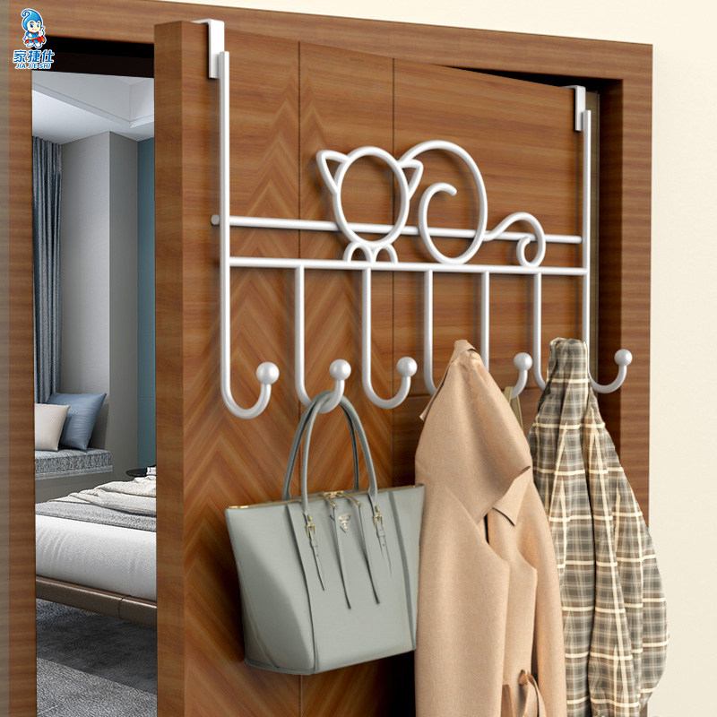门后墙上壁挂衣架卧室门背上式挂架帽收纳置物,收纳整理,挂钩/粘钩,淘宝优惠券,粉丝福利购,淘宝优惠卷