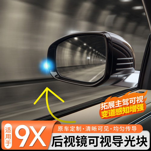 传导灯光◆9X后视镜可视导光块