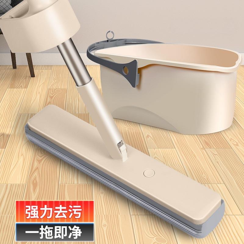 【折扣价】海绵吸水康拖把家用一拖净科懒人免手洗地帕头德胶棉20