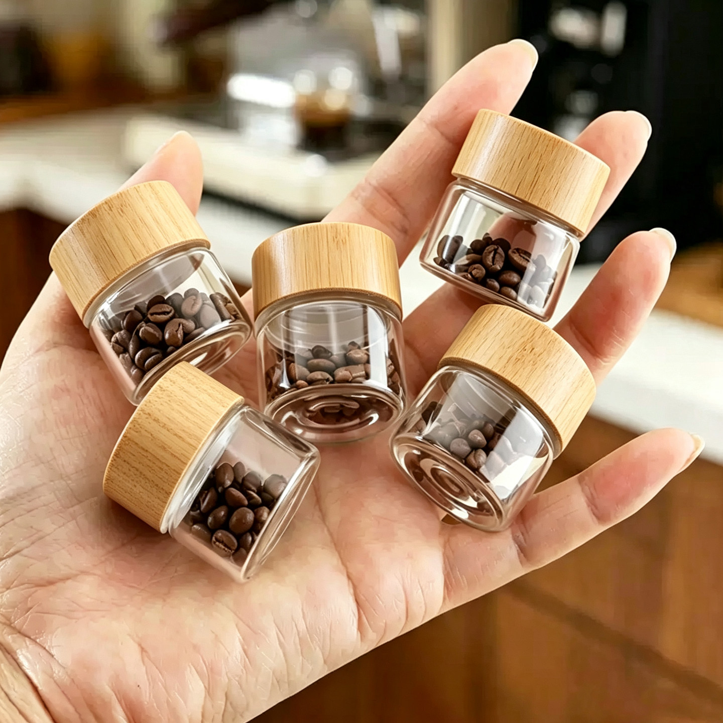 咖啡液浓缩液分装瓶咖啡豆小玻璃瓶小瓶子迷你小瓶密封罐食品级图片
