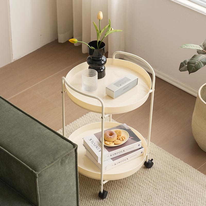 置物架茶几移动小边几奶油风床头边几榻榻米茶桌沙发茶几床铺边几