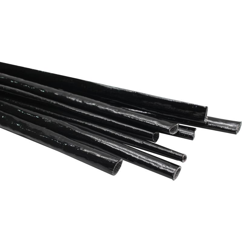 【折扣价】2500V黑色黄腊管玻璃纤维绝缘套管电线电工软管优质加