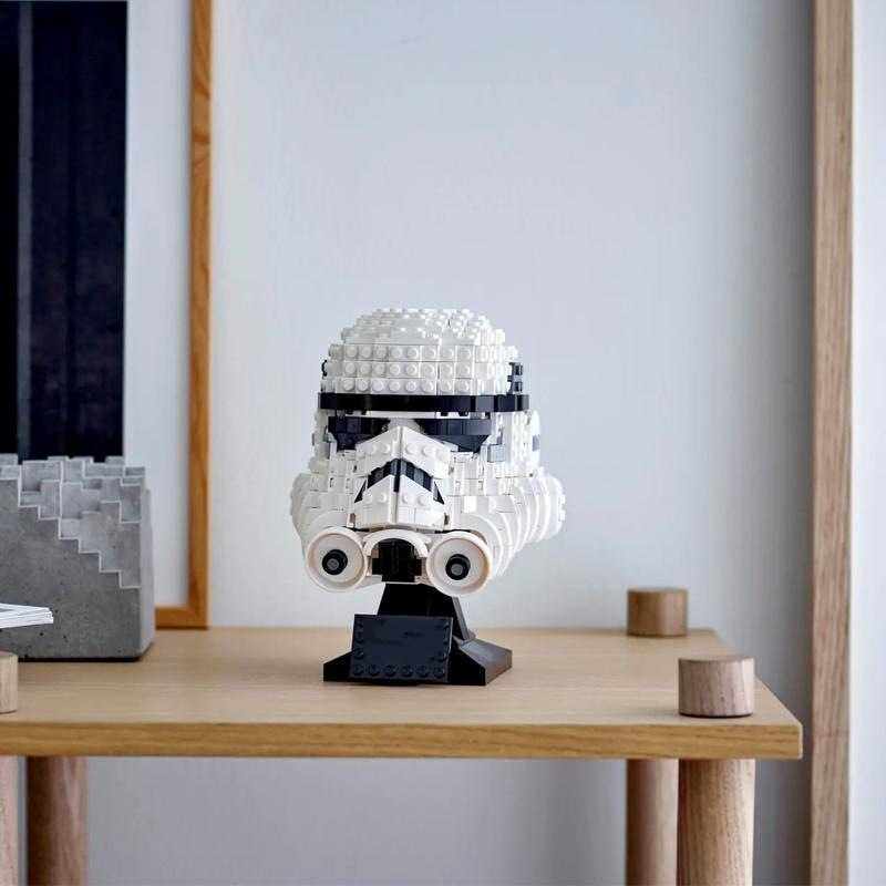 99025-29星球大战风暴冲锋队员头盔TIE战斗机飞行员积木玩具