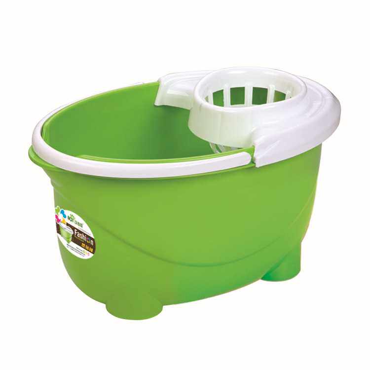 环保PP家居清洁拖地桶 家用手拧带滑轮拖把桶水桶塑料桶