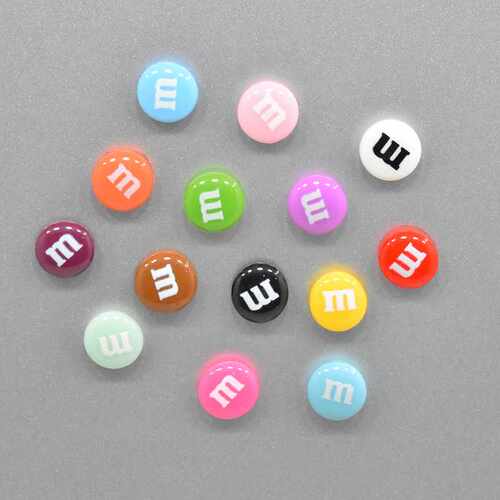 甜美卡通创意迷你m豆冰箱贴磁贴磁力扣 吸铁石吸磁留言贴照片王金