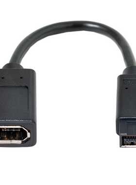 FW-012黑色1394 B转接线 9针转6针 火线 9p公转6p母接口FireWire