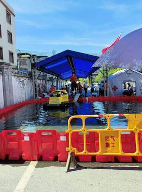 【折扣价】红色防洪挡水板L型塑料防洪闸ABS阻水L型应急防汛板厂