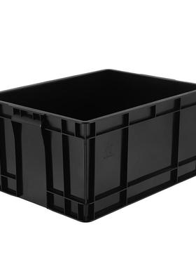 【折扣价】CJ-8309-2防静电周转箱电子厂周转盒PCB周转箱子黑色塑