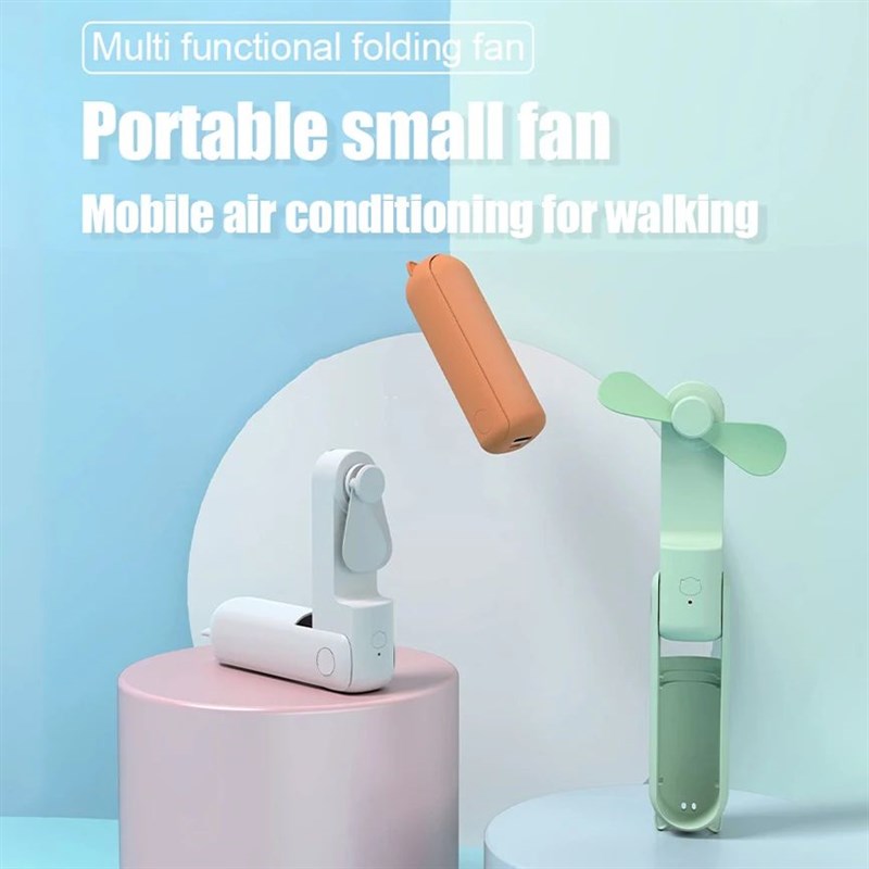 Foldable Small Fan Portable and high-power Hand Held Portabl