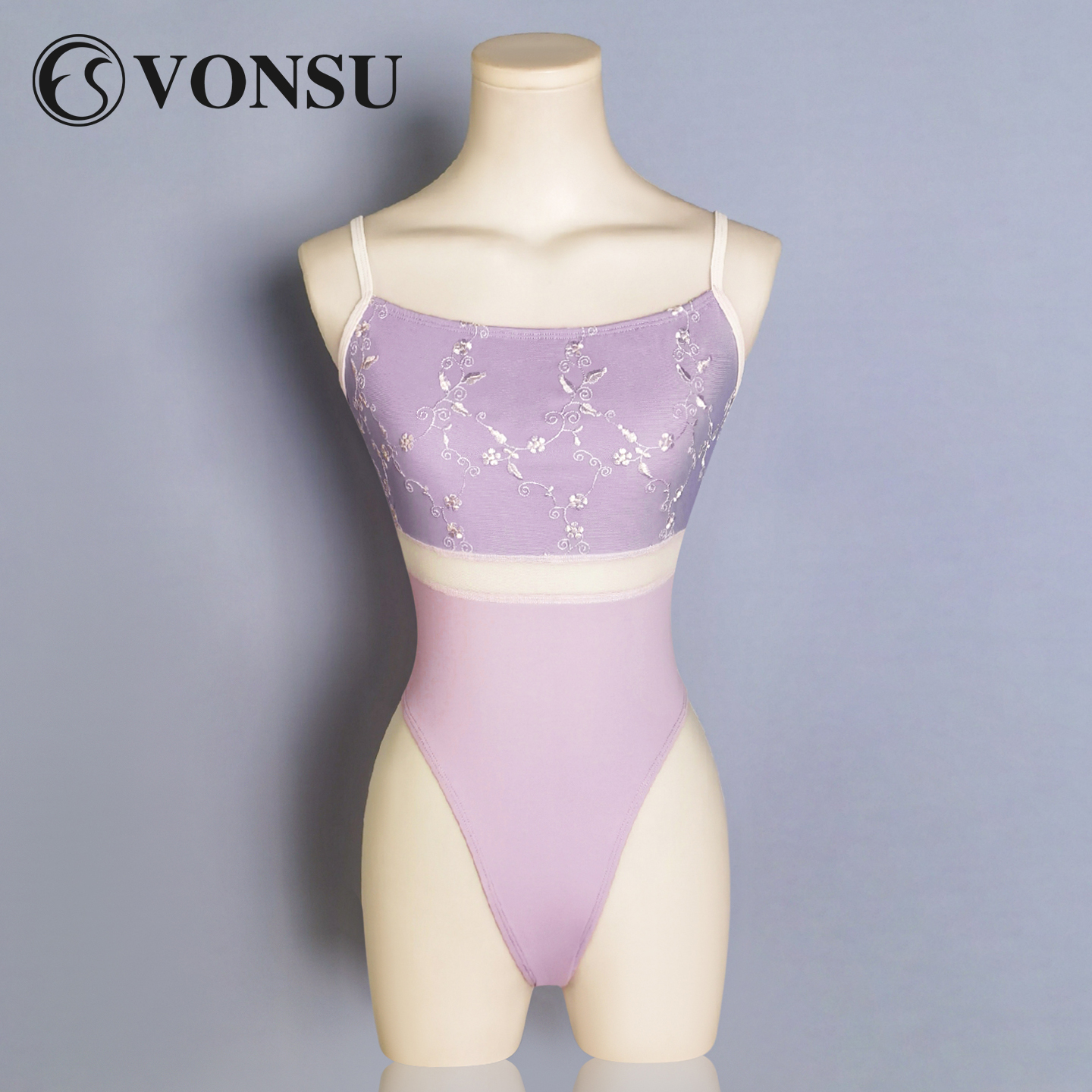 梵舒吊带刺绣高跨艺考芭蕾舞服