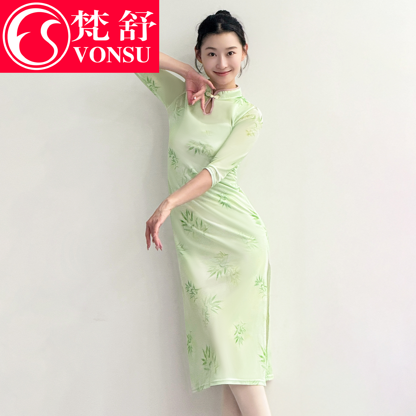 新中式国风身韵高端古装旗袍