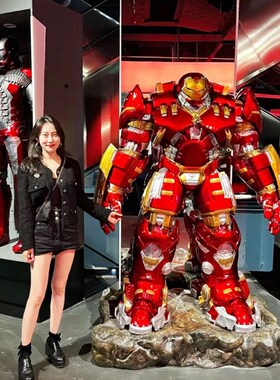漫威反浩克装甲钢铁侠1比1全身大摆件酒吧店铺客厅潮玩落地装饰品