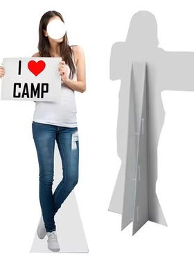 【折扣价】纸板人像展示展架standee活动促销广告牌商场超市纸质