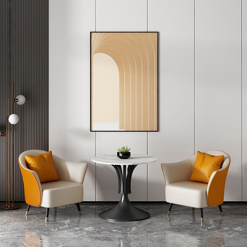 【折扣价】洽谈桌椅组合单人沙发酒店前台售楼处会客阳台办公休息