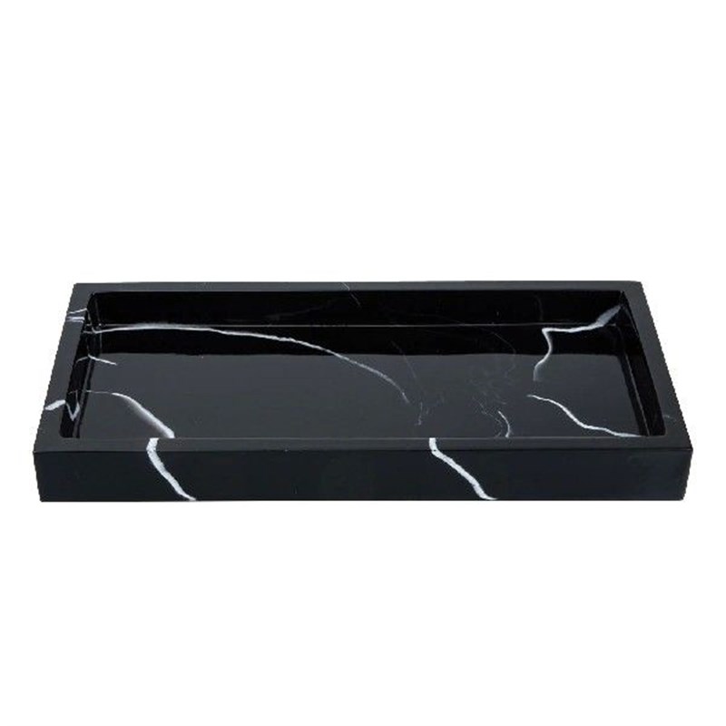 Black Tray Bathroom Luxury Decorative Trays Vanity for