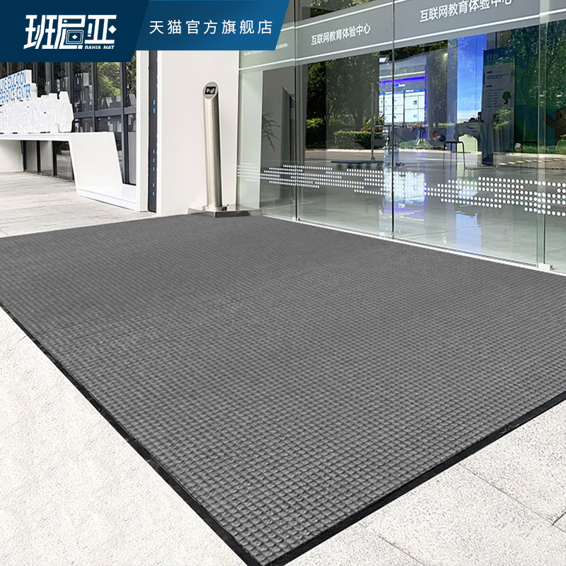 别墅入户门e进门地垫大门口防滑蹭土吸水脚垫室外酒店公司迎宾地