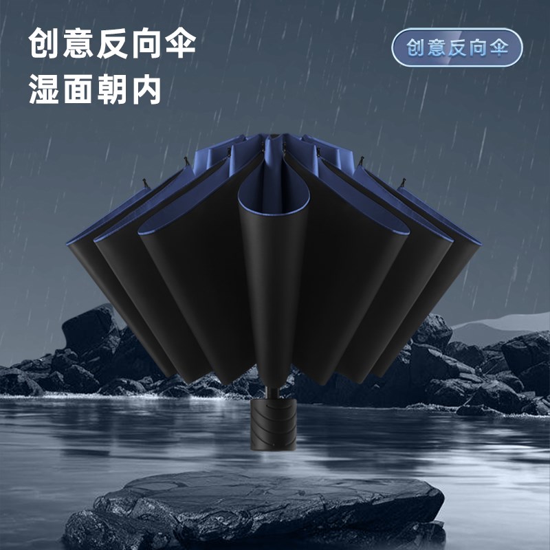 超大号晴雨两用男女折叠手动雨伞商务黑胶防晒防紫外线遮阳太阳伞