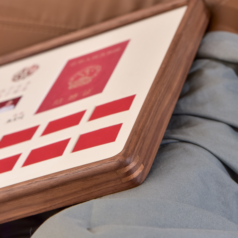 结婚证相框实木结婚登记照婚姻登记证情侣夫妻领证周年礼物纪念日