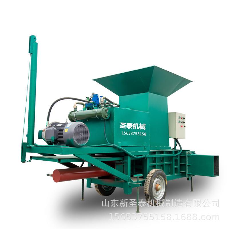 青贮卧式液压打包机青秸秆方捆卧式打包机