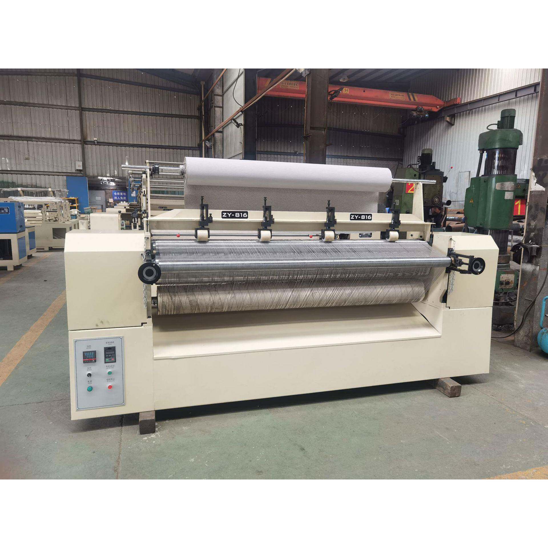 厂家生产可定制褶景机压绉机压褶机打绉机打褶机ZY-816