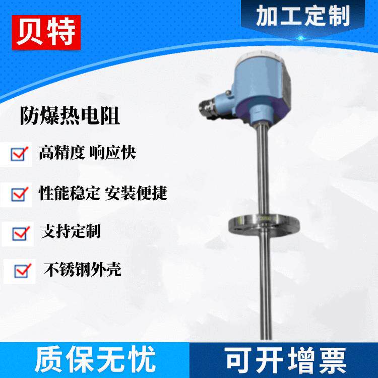防爆铠装热电阻pt100热电偶温度传感器
