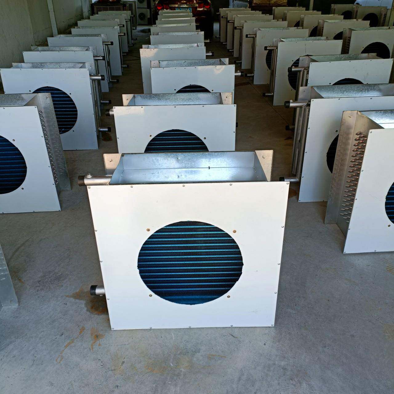 厂家推荐特种养殖水暖风机翅片式空调末端冷暖两用风机盘管表冷器