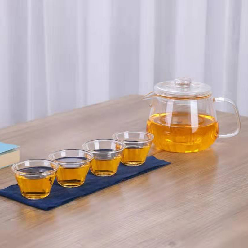 日式玻璃旅行茶具套装便携式包功夫快客杯车载小泡茶壶一壶四茶杯