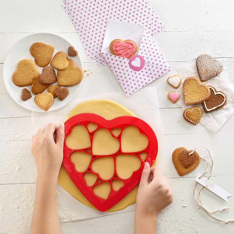 烘焙模具心形雪花动物饼干一体模 家用Y烘焙工具不规则饼干切模