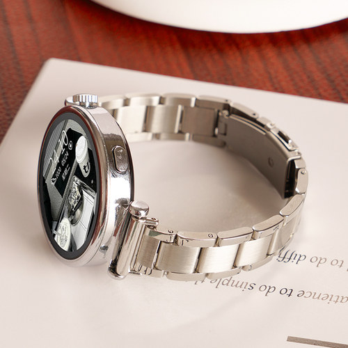 玩物尚智适用ROS高驰p表带p三珠钢带wach金属细款APro同款ROS男女