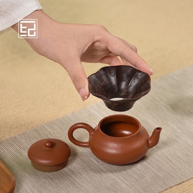 南美酸枝木投茶器实木茶漏滤茶器茶斗入茶器漏斗滤茶器复古茶道