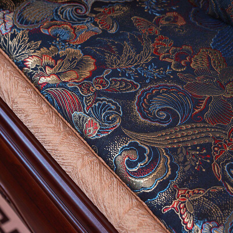 双沙中式红木面发垫中国风实木座椅垫夏季凉席实木沙发垫四季通用